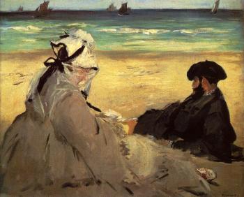 愛德華 馬奈 On The Beach 愛德華 馬奈 On The Beach